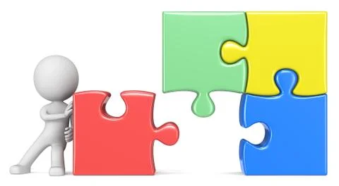 The Solution. Stock Illustration