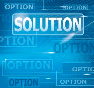 Solution Stock Illustration