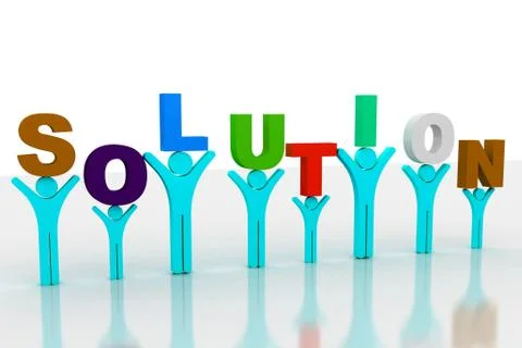 Solution Stock Illustration