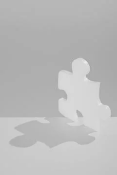 Solution jigsaw Stock Photos