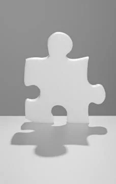 Solution jigsaw Stock Photos