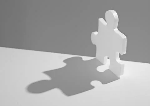 Solution jigsaw Stock Photos