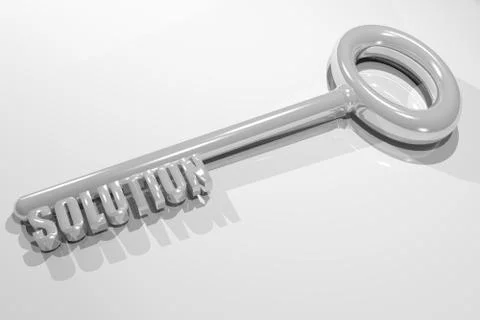Solution key Stock Illustration