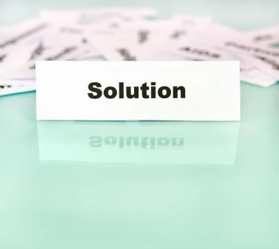 Solution Stock Photos