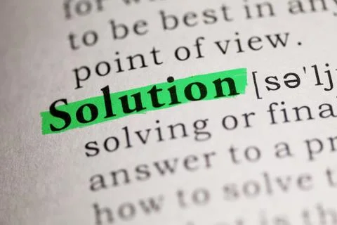 Solution Stock Photos