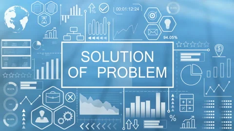 Solution of Problem, Hologram Concept Virtual Reality Stock Footage 237230531