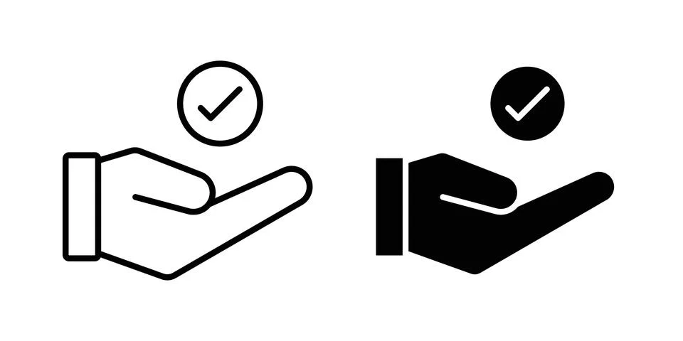 Solution Provide icon vector symbol graphics Stock Illustration