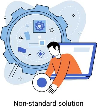 Solution solving problem, answer to hard question or creativity idea and Stock Illustration