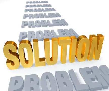 A solution stands up Stock Illustration