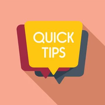 Solution tip icon flat vector. Quick trick Stock Illustration