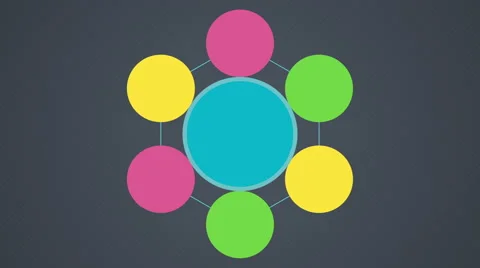 Solution,conclusion circle diagram flow chart, seven circle. 2 Stock Footage 59216156