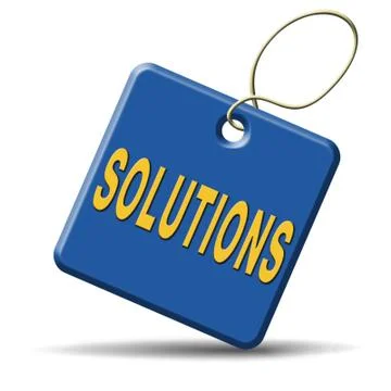 Solutions Illustrazione stock