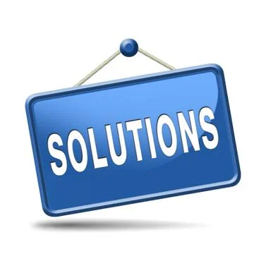 Solutions Illustrazione stock