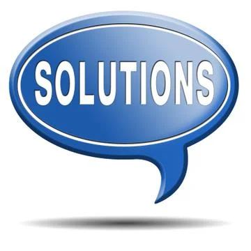 Solutions Illustrazione stock