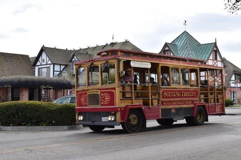Solvang Trolley Stock Photos