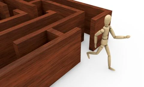 Solve a problem Illustrazione stock