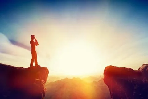 Solve the problem, think about solution, challenge concept. Illustrazione stock