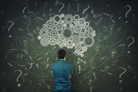 Solve tasks 库存照片