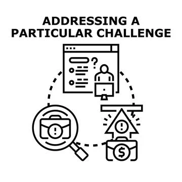 Solving business challenges and finding solutions concept 스톡 일러스트
