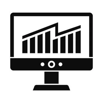 Solving business strategy icon, simple style Stock Illustration