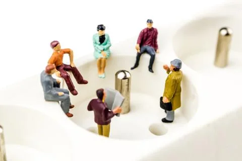 Solving energy problem Stock Photos