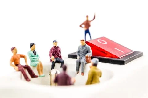 Solving energy problem Stock Photos