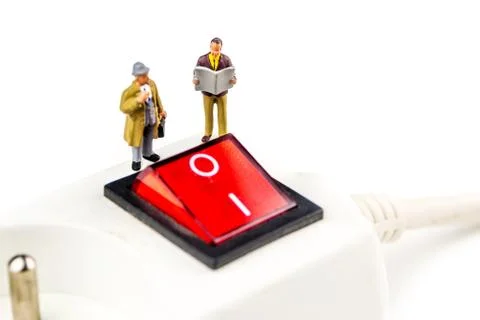 Solving energy problem Stock Photos