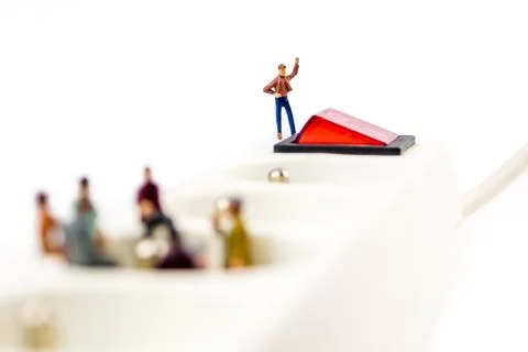 Solving energy problem Stock Photos