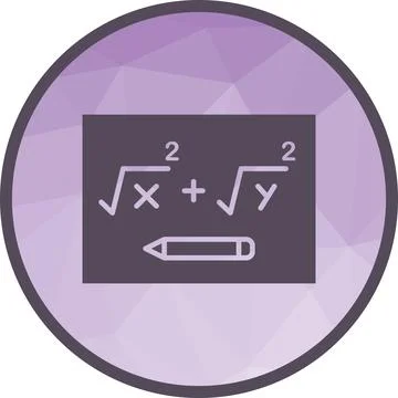 Solving Formula icon vector image. 스톡 일러스트