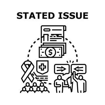 Solving important community issues and problems concept Illustrazione stock