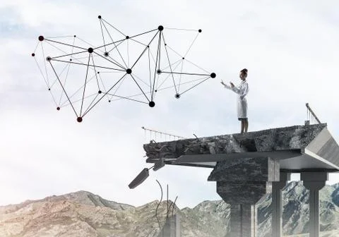 Solving medical problems by means of modern technologies Stock Photos