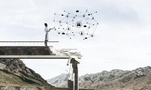 Solving medical problems by means of modern technologies 스톡 사진