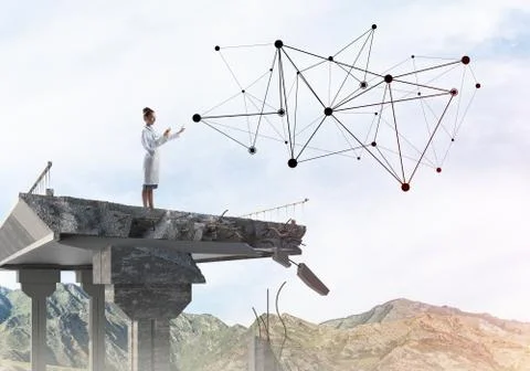 Solving medical problems by means of modern technologies Foto stock