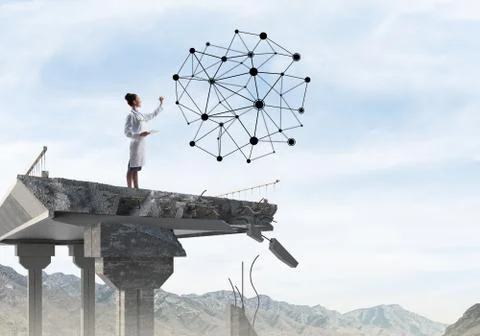 Solving medical problems by means of modern technologies Foto stock