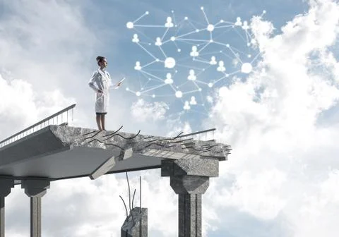 Solving medical problems by means of modern technologies 스톡 사진