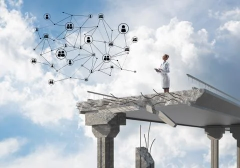 Solving medical problems by means of modern technologies Stock Photos