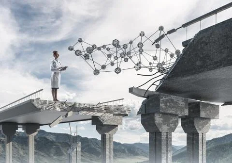 Solving medical problems by means of modern technologies 스톡 사진