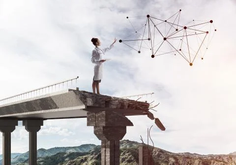 Solving medical problems by means of modern technologies Foto stock