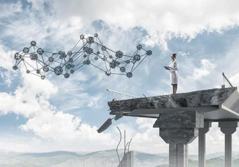 Solving medical problems by means of modern technologies 스톡 사진