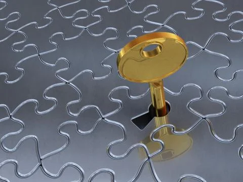 Solving the problem Illustrazione stock