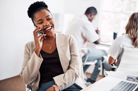 Solving problems is my specialty. an attractive young businesswoman sitting in Foto stock