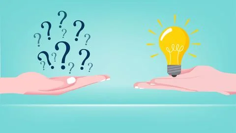 Solving problems or solutions in business with the concept of a businessman.. Illustrazione stock