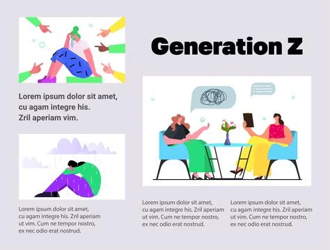 Solving psychological problem in woman brain psychotherapy session treatment of Stock Illustration