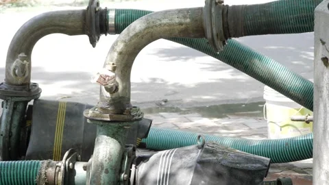 Solving Water Leakage with Efficient Pipes and Valves Stock Footage 318489082