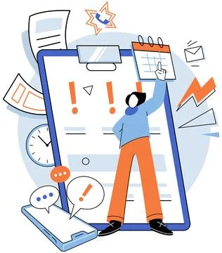 Solving work problems. Decision making, choosing options, best alternative or イラスト素材