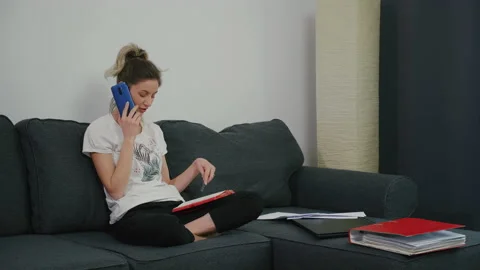 Solving work problems on distance. Stock Footage 152689515