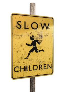 Solw sign Stock Illustration