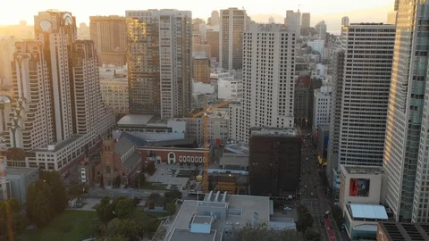 SOMA DRONE TIMELAPSE Stock Footage 94839055
