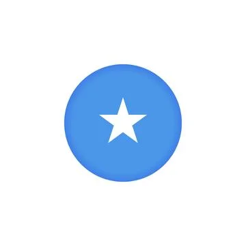 Somali flag icon vector Stock Illustration