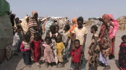 Somali Refugees Stock Footage 112711